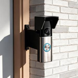 Doorbell Mount Compatible with Ring Wired Doorbell Pro 3rd Gen 4K/ Plus 2nd Gen 2K, Extends Doorbell Mount for Brick Wall, Better Visibility and Angle (Hooded, 3-1/2")