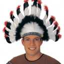 Rubies Feather Headdress Costume Accessory for Adults Unisex No Size