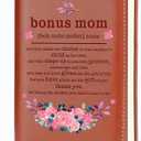 JOHSBYD Bouns Mom Definition Leather Travel Journal Notebook Bonus Mom Gifts from Daughter Son Birthday Christmas Gifts for Bouns Mom (Bonus mom D) Set of 2