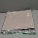 Lanpn Scrapbook Photo Album 12x12, Linen Window Design Cover Top Load 3 Ring Folder Binder Photobook Photo Book 12 x 12 inch with 30 Plastic Sleeves 60 Pages Beige
