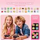 Kids Games Watch, Smart Kids Watch with 26 Puzzle Games, Touch Screen, Alarm Clock, HD Camera, Toys for Ages 4-12 Years Old, Birthday Gift for Girls(Pink)