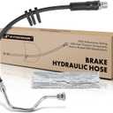 A-Premium Front Passenger Inner Brake Hydraulic Hose Compatible with Select Ram Models - 2500, 3500, 2017-2018, 5.7L 6.4L 6.7L, RWD, with Rear Coil springs - Replace# 4779942AJ