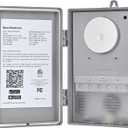 DEWENWILS WiFi Pool Pump Timer, Heavy Duty 40A 120-277 VAC 2HP Wireless Controller Timer for Pool, Water Heater, Works with Alexa, Google Assistant, Smart Life, ETL Listed