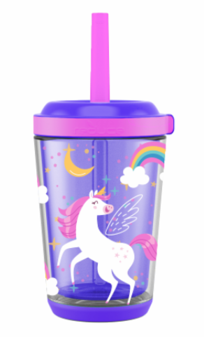 Reduce® Cartwheel Purple Unicorn Tumbler, 12 oz