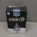 GROSMIMI Spill Proof no Spill Magic Sippy Cup with Straw with Handle for Baby and Toddlers, Customizable, PPSU, BPA Free 6 oz (Sky blue)