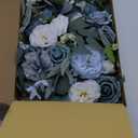 Faux Flower Swag Set of 2 for Wedding Welcome Signs Floral Swag Wedding Reception Ceremony Signs Decor (Blue)