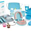 Melissa & Doug Super Smile Dentist Play Set, 25-Piece Dentist Kit with Oversized Teeth, Large Tools & Accessories, Kids Toys for Girls & Boys 3+