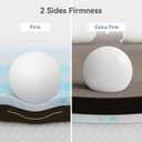 Firm to Extra Firm Mattress Topper Twin Size 3 Inch, Pain Relieving Foam Bed Topper for Extra Support, Gel Memory Foam&High-Density Foam Mattress Pad, CertiPUR-US Certified