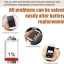 Duotipa New EB-BS926ABY Replacement Battery for Samsung Galaxy S24+ SM-S926 with Repair Tools Kit