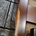 Wooden Bedframe Dark Walnut Colour Unknown Size