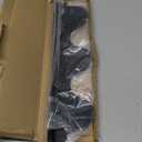 Stove Gap Covers Stainless Steel, 2Pack Retractable Stove Gap Filler (13.8"27.5" Length, 0.79" Width), Heat-Resistant Guard & Range Trim Kit Between Stove Top & Counter-Black