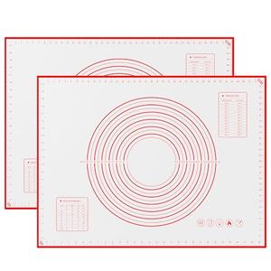 BlueBark 2 PCS - 32"L x 24"W Non-stick Silicone Baking Mat for Pastry & Dough, Sourdough Bread Making Tools, Kitchen Counter, Cooking Enthusiasts