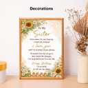 3 x Sister Birthday Card Gifts | Happy Birthday Card Gifts for Sister Adult | Romantic