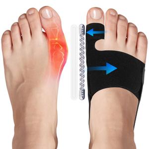2 Pack Bunion Corrector,Big Toe Straightener for Women & Men, Adjustable, Breathable Splint for Hallux Valgus Pain ReduceDay and Night Use,Fits Left/Right Fee