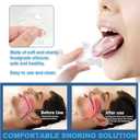 Tongue Stabilizing Device Mouthpiece - Anti-Snore Device, Reusable Snore Solution Stopper for Men/Women - MF88