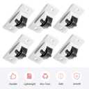 24 Pcs Self Adhesive Wheels Mini Fixed Wheels Caster Boxes Caster for Box Bottom Storage Rack DIY Toy Car Bin Storage(Classic Style)