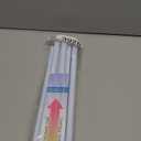 QINGYUN 2 Pack Spring Tension Curtain Rod 32.5 to 58 inch Adjustable Curtain Rods No Drilling Spring Loaded Curtain Rods for Windows Doors, White