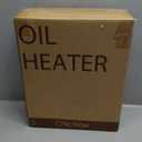 Oil Filled Radiator Heater, Oil Heater with Adjustable Thermostat, Electric Radiator Heater with Overheat Safety, Mini Portable Space Heater 700W