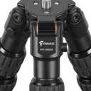 FANAUE Carbon Fiber Tripod with 3/8" Mounting Stud, 3 Angle Stop Positions - Ultra Stable Professional Camera Tripod,Lightweight Tripod for Hunting, Shooting, Photography, Quick Deployment, Durable