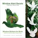 Window Decals to Prevent Bird Strikes, 32 pcs Bird Window Clings Anti Collision Window Sticker for Glass Door