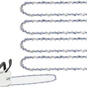 4 Pack 20 Inch Chainsaw Chain, 3/8" Pitch, .050'' Gauge, 72 Drive Links Fits MS311 MS391, Husqvarna 455 (Rancher), 460 (Rancher) and More