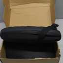 Lumbar Support Pillow for Car, Memory Foam Lumbar Pillow for Lower Back Pain Relief - Back Cushion for Driving, Chair Support for Car-Office Chair, Wheelchair - Black