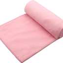 Eunzel 2 Pack Hot Yoga Towel Non Slip Yoga Mat Towel Non-Slip Sweat Absorbent Microfiber Towel for Hot Yoga, Pilates and Workout 72" x 26.5", Pink