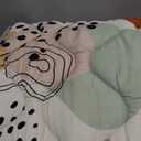 Blissful Diary Baby Play Mats for Floor, 71x59 Inch Thicker Foam Playmats for Babies and Toddlers, Soft Cushioning Baby Crawling Mat, Modern Abstract