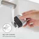 Panasonic Swipe Right Travel Shaver for Women, Portable Electric Razor with USB-C Charging, 3-Blade Cutting System for Dry or Wet Use, White/Silver - ES-CM3A-W
