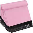 10 x 13.6 inch Pink Poly Mailer Envelopes Shipping Bags with Self Adhesive Strip, Waterproof and Tear-Proof Postal Bags, Pack of 30