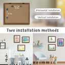 Golden State Art, 10x12.5 Kids Art Frames, Front-Opening Picture Frame Great for Kids Drawings, Artworks, Children Art Projects, Schoolwork, Home or Office (Ecru Set of 2)