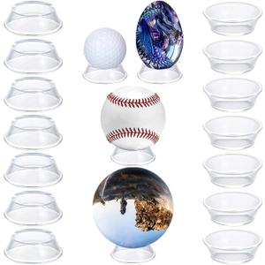 16 Pack Baseball Stand Sphere Holder 4 Pack Baseball Box