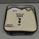 LURRIER Porcelain Chinese Gongfu Tea Set,Portable Teapot Set with 360 Rotation Tea maker and Infuser,Portable All in One Gift Bag for Travel,Home,Gifting,Outdoor and Office (Floral Blue)