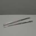 JETKONG 2 Pcs 16-Inch Kitchen Tweezers Tongs with Precision Serrated Tips, Stainless Steel Chef Tweezer Professional Cooking Tweezers for BBQ, Plating and Serving (16-Inch, Black)