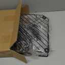 3 Tier Floor Standing Corner Shower Caddy Organizer Shelf with Hooks, Bathroom Shelves Stand Rack, Black