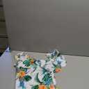 Tempt Me Off Shoulder One Piece Swimsuit for Women Ruffled Sleeves Retro Bathing Suits (Large)