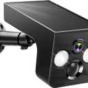 PM POPMAKE Solar Security Cameras Wireless Outdoor 2K Battery Powered AI Motion Detection 2-Way Talk Color Night Vision WiFi Waterproof SD/ Cloud Storage Non-Stop Solar Panel Camera Outdoor Wireless