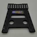 ACKO Folding Step Stool 13 inch Heavy Duty Plastic Foldable Step Stool for Kids and Adults, Small Collapsible Fold Up Stepping Stool 1 Pack (Black)