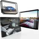 TWRAPS Screen Protectors for Tesla Model S & Model X 2023-2026, Crystal Clear HD 17" Front & 9.4" Back/Rear, 9H PET Ultra Tough Shockproof Screen Saver Cover Display Protective Foil Guard