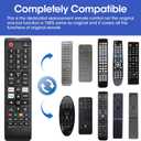 3 Pack Remote for All Samsung TV Remote, Replacement Compatible with All Samsung Smart TVs, LCD, LED, 3D, HDTV, Series TVs