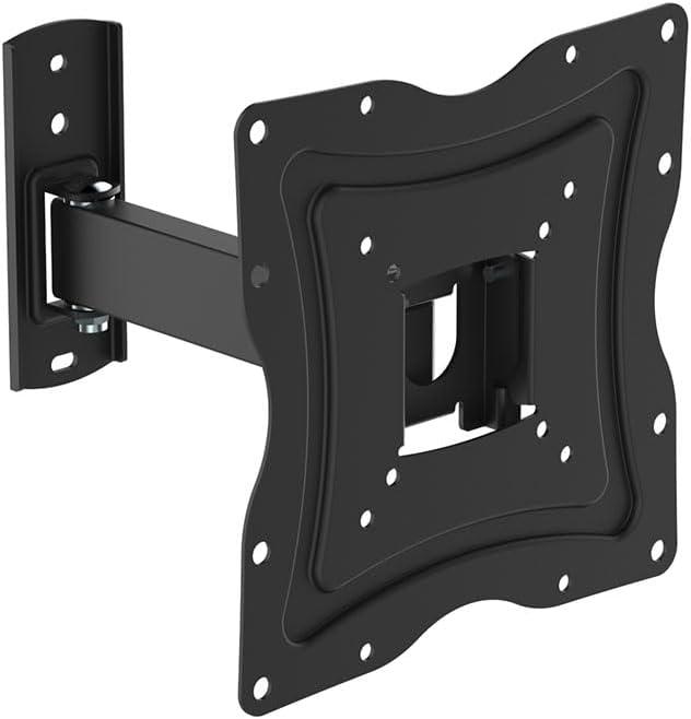 Kortek Full Motion TV Wall Mount for 1050 Inch Tvs, Articulating Tilt Swivel Mount with 9 Inch Extension, Vesa 75x75 to 200x200, 66 Lbs Capacity, Single Stud with HDMI Cable Included
