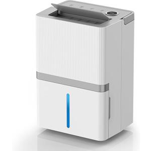 Dehumidifier for Basement, 95 Pint Smart Home Dehumidifier with Drain Hose and 180 OZ Large Water Tank,Up to 5000 Sq. Ft, 24H Timer, Auto Defrost Function,Low Noise,Energy Saving