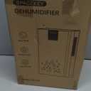 Dehumidifier, 95 OZ Water Tank Dehumidifiers for Home, 1000 sq. ft. Dehumidifier for Basement Bathroom Bedroom with Auto Shut Off, 7 Colors LED Light, Quiet Dehumidifiers with Sleep Mode, Grey