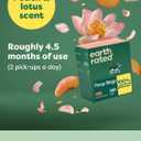 Earth Rated Poop Bags for Dogs, Guaranteed Leak Proof and Extra Thick Waste Bag Refill Rolls, Peach and Lotus, 280 Count