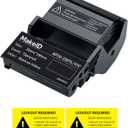 MakeID EP53 Labels, All-Weather PET Label Tape with Ribbon Cartridge for Indoor/Outdoor ID and Equipment Labeling - for EP53 Portable Industrial Label Maker (2"  4"(75pcs), Yellow)