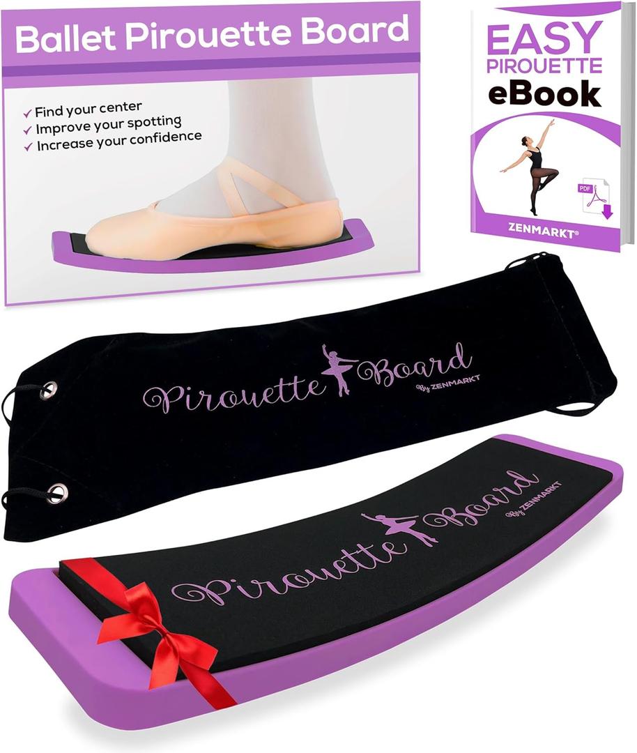Ballet Spin Turn Board for Dance - Pirouette Board for Figure Skating - Training Equipment for Dancers - Make Your Turns, Pirouette and Balance Better - Training Practicing Tool Releve Platform