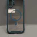 Miracase Magnetic for iPhone 16 Plus Case Full-Body Phone with Built-in Glass Screen Protector, [Compatible with MagSafe] Military Drop Proof 16 Plus Cover Bumper 6.7 inch, Green