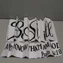 Christian Wall Decals for Living Room: Bible Verse Quotes Inspirational Positive Vinyl Art Wall Stickers for Bedroom Wall Decor - Be Still and Know That I am God 28.6" X 15" (Large)