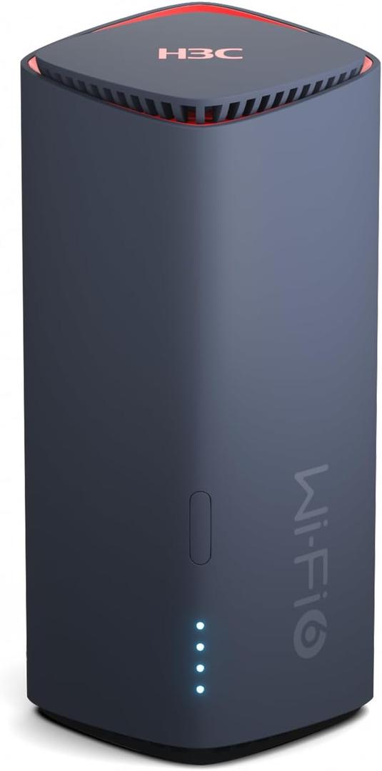 H3C AX5400 Dual-Band WiFi 6 Router (BX54) High Speed Gaming Routers for Wireless Internet, 4K QAM,OFDMA,MU-MIMO,VPN-Support,Easy-Mesh,Parental Controls,Ethernet Ports Router for Whole Home,80 Devices