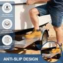 Otoolling 6" × 20" Boat Trailer Step with Nonslip Surface Galvanized Steel Heavy Duty Boat Trailer Steps for The Tongue Fits for 4" × 3" Frame